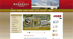 Desktop Screenshot of marshalltexas.net